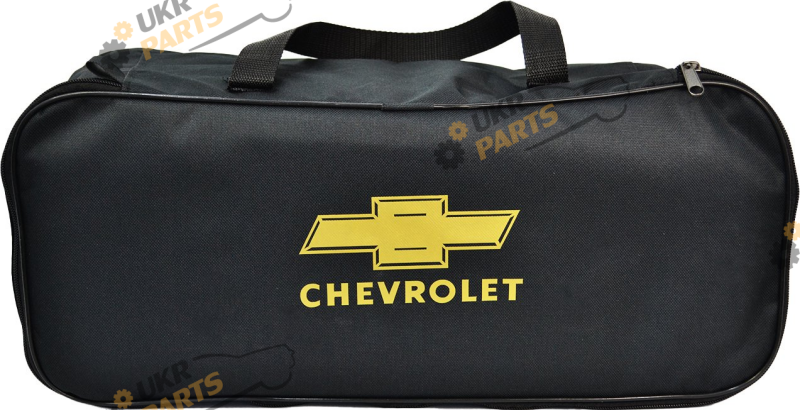 Сумка органайзер Poputchik Chevrolet чорна 1 відділ розмір 45,5 х 18 х 18,5 см 16 л (03-133-1Д)