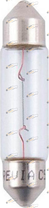 Лампочка салона Brevia C5W 24V 5W SV8.5 T11x41 (24316C)