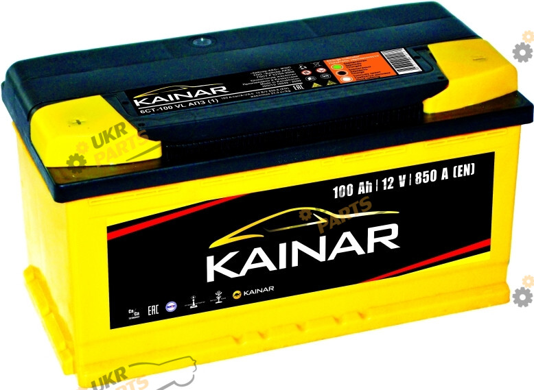 Автомобильный аккумулятор Kainar STANDART+ 100 Ач (1002611120ЖЧ)