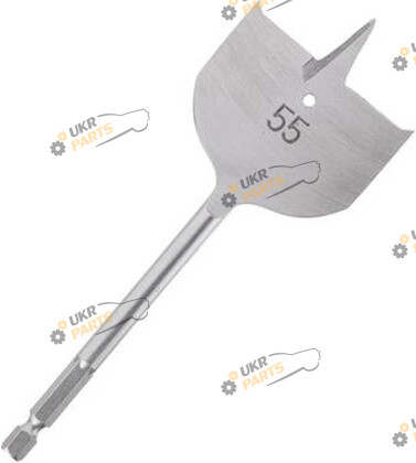 Сверло перьевое по дереву Intertool HEX 55 мм (SW-0055)