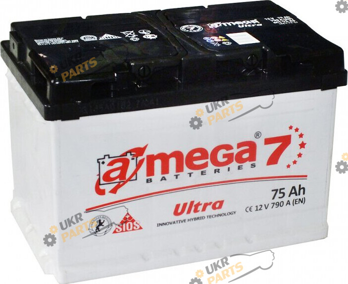Автомобильный аккумулятор A-Mega 7 75 Ач (23659)