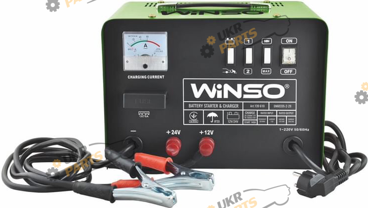 Пуско-зарядное устройство Winso с током заряда 45 A (139610)