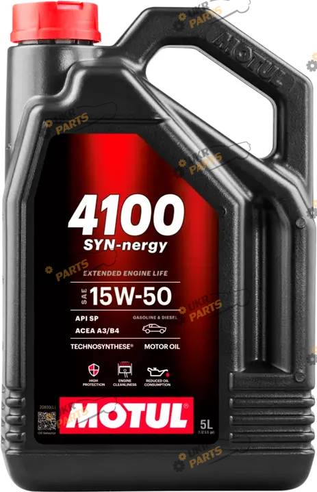 Моторное масло Motul 4100 SYN-NERGY 15W-50 5 л (386306)