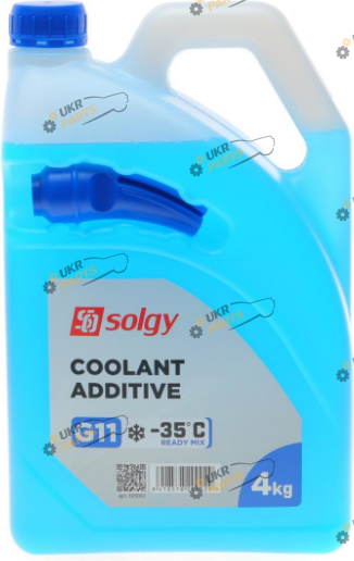 Антифриз Solgy G11 синий 4 л (503002)
