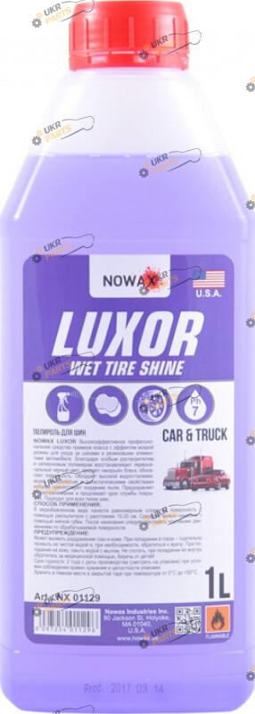 Полироль для восстановления шин NOWAX Luxor 1 л (NX01129)