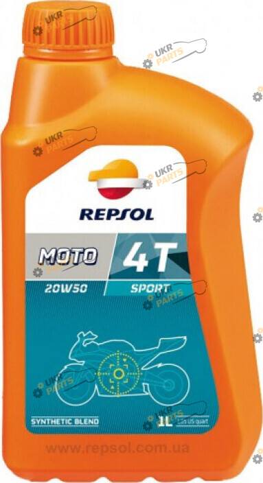 Моторное масло Repsol RP MOTO SPORT 4T 20W-50 1 л (RP180Q51)