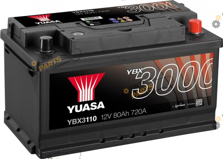 Автомобильный аккумулятор Yuasa SMF Battery 80 Ач (YBX3110)