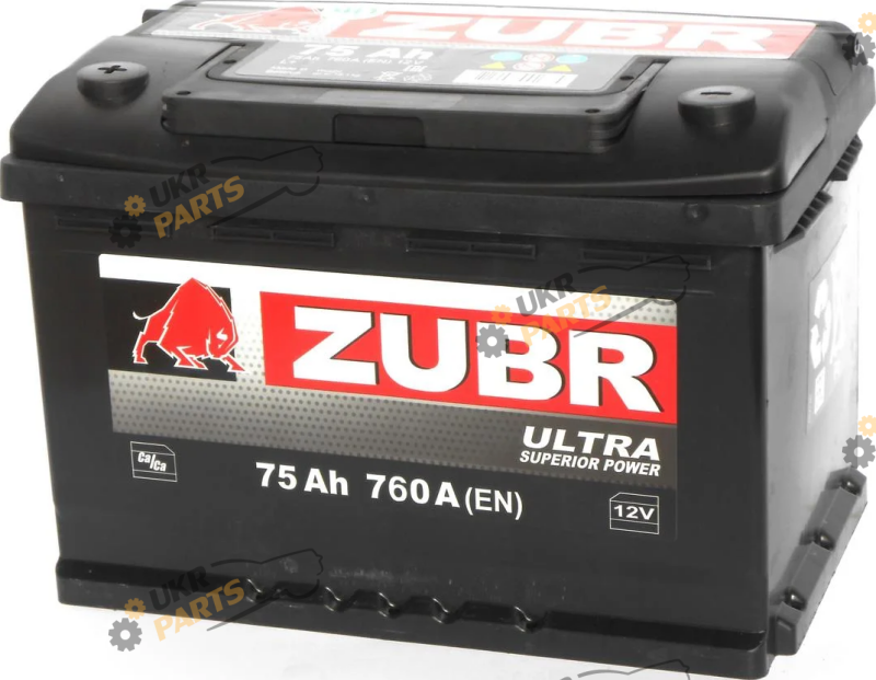 Автомобильный аккумулятор Zubr Ultra 75 Ач (45274)