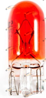 Лампочка габарита SOLAR WY5W 12V W2.1x9.5d AMBER (1264)