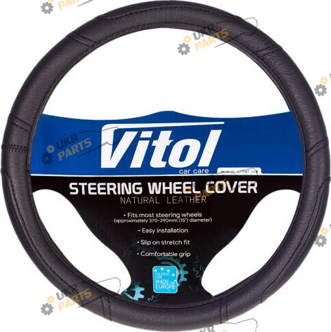 Чехол на руль Vitol L (39-41 см) черный (BB 0280B L)