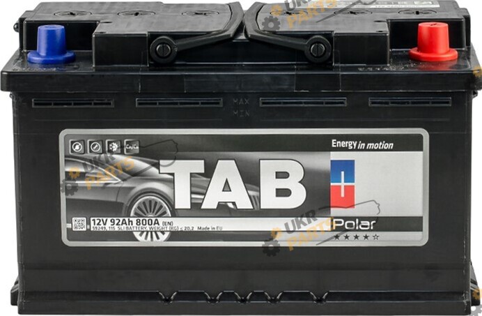 Автомобильный аккумулятор TAB Polar (0) Euro 92 Ач (246 292)