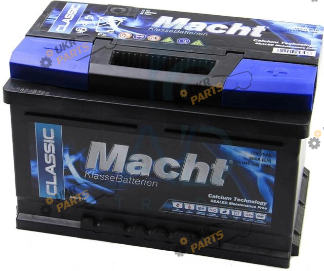 Автомобильный аккумулятор Macht Classic 75 Ач (25347)