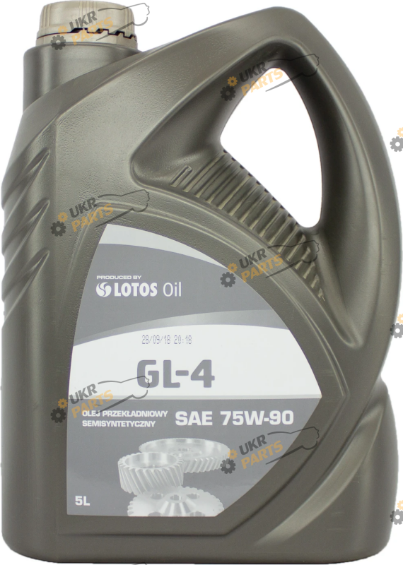 Масло трансмиссионное Lotos Semisyntetic Gear GL-4 75W-90 5 л (WK-K500D90-0HA)