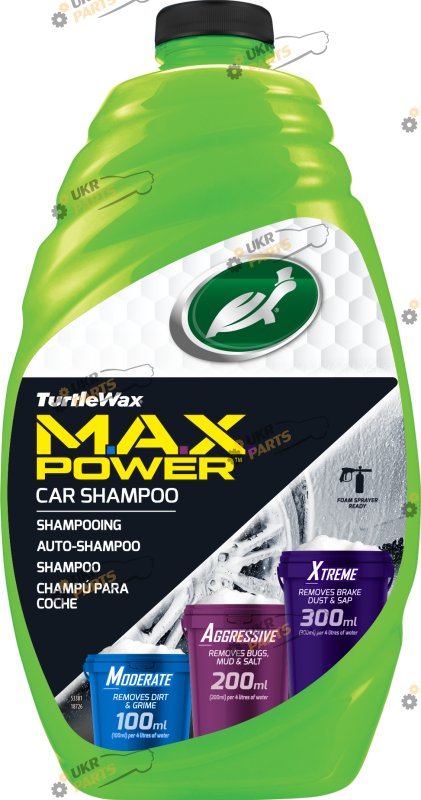 Шампунь для мойки Turtle Wax M.A.X. Power 3-уровневый 1.42 л (53381)