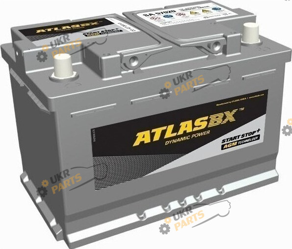 Автомобильный аккумулятор Atlas AGM 760A R+ 70 Ач (SA 57020)