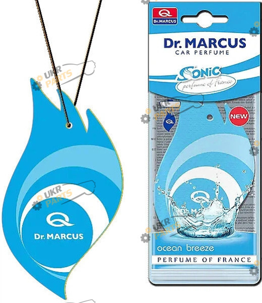 Ароматизатор DrMarkus Sonic | Океан (Ароматизатор сухий Dr.Marcus SONIC Ocean breeze display листочок)