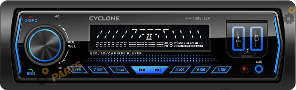 Бездисковая автомагнитола Cyclone MP 1088 DSP (MP-1088 DSP)
