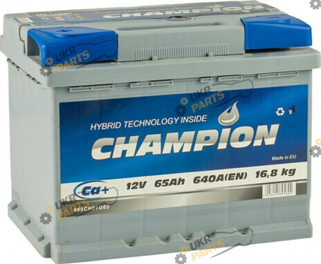 Автомобильный аккумулятор Champion 65 Ач (CHG65-1)