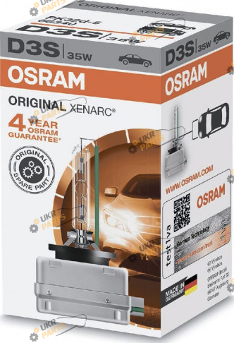 лампа Ксенон Osram Xenarc Original D3S 4150 K (66340XENARC)
