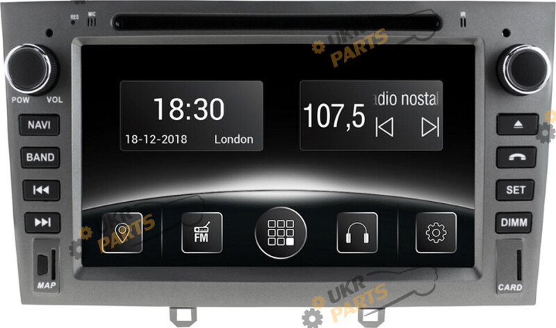 Штатная автомагнитола Gazer CM5007-408W Peugeot (27333)