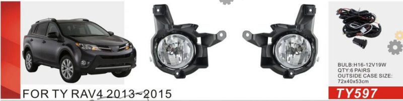 Фара противотуманная DLAA 55 Вт Toyota RAV-4 2013-15 (TY-597)