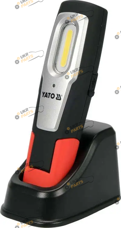 Вспомогательный фонарь Yato 3.7 В, 600/250 Lm с крючком (YT-08558)