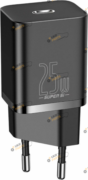Зарядное устройство Baseus Super Si Quick Charger 1C 25W EU Black Type-C 3 А (CCSP020101)