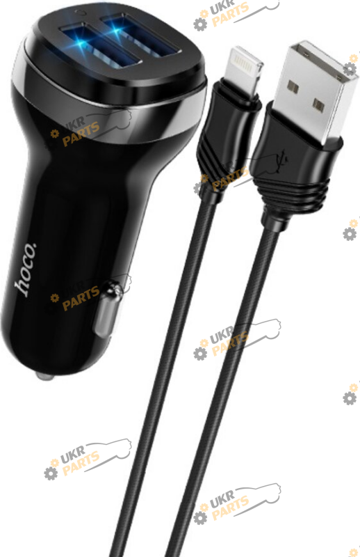 Зарядное устройство Hoco Z40 Superior з кабелем lightning USB 2.4 А (6931474739674)