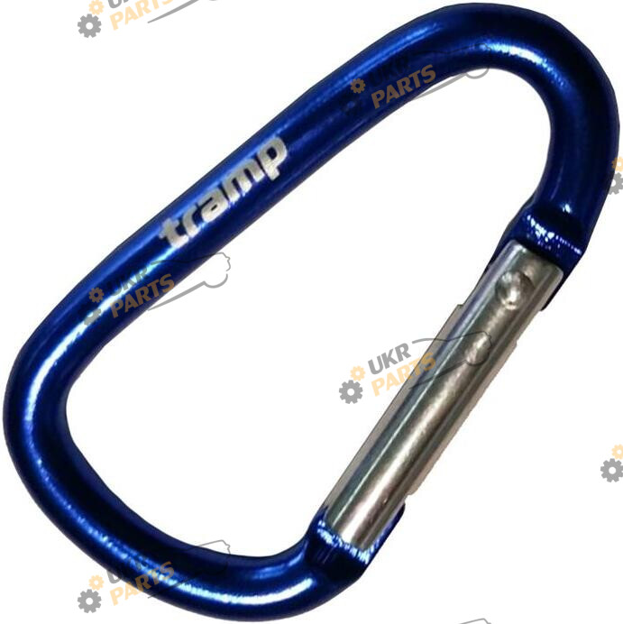 Карабин Tramp алюминиевый 6 см вспомагательный Tramp (TRA-006-blue)