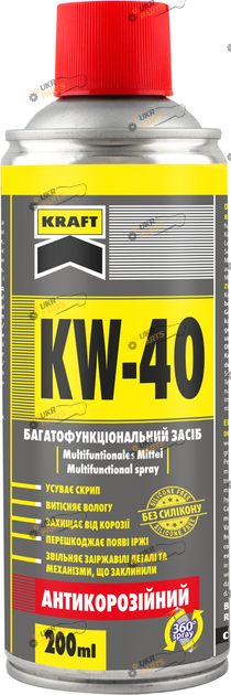 Универсальная смазка Kraft KW-40 0.2 л (KF001)