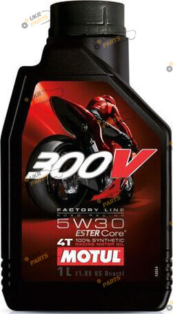 Моторное масло Motul 300V 4T Factory Line Road Racing 5W-30 1 л (835911)