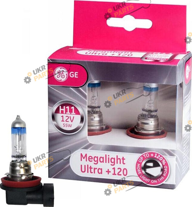 Галогеновая лампа Tungsram Megalight Ultra 120 H11 2 шт (53110SNU.2D)