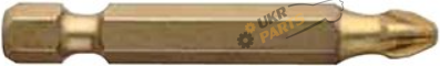 Набор бит USH Isotin PZ3 x 50 мм, с титановым покрытием 10 шт (UUSG0213632)