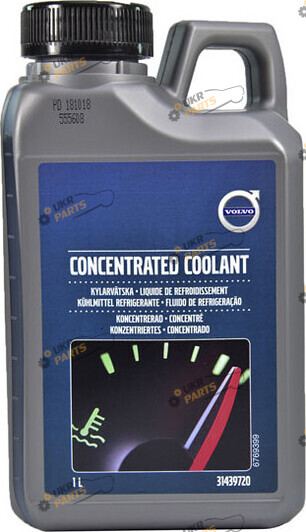 Концентрат антифриза Volvo Concentrad coolant зелёный 1 л (31439720)