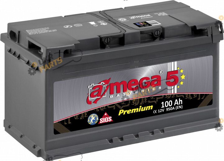 Автомобильный аккумулятор A-Mega Premium M5 100 Ач (AP-100-0)