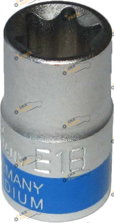 Головка Torx E King квадрат 1/2