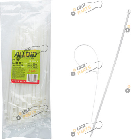 Набор стяжек Alloid 100 штук Alloid (PC-48200 W)