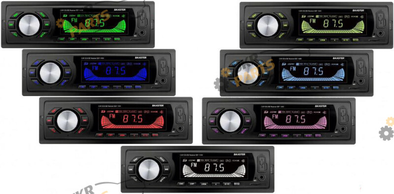 Бездисковая автомагнитола Baxster BSF-144 Multicolor (29898)