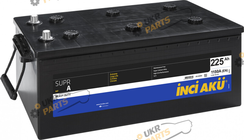 Грузовой аккумулятор INCI AKU SuprA HD 1250 А 225 Ач (C 225 125 310)