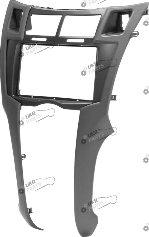 Переходная рамка Toyota Yaris 2005-2010 black 2 din (24158)
