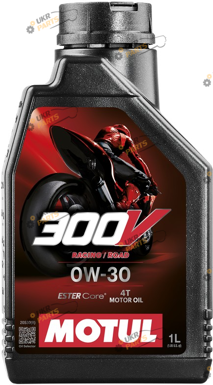 Моторное масло Motul 300V 4T Factory Line Road Racing 0W-30 1 л (835511 / 112544)