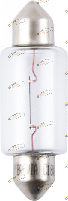 Лампочка салона Brevia WY21W 12V 21W WX3x16d AMBER CP HALOGEN (12318C)
