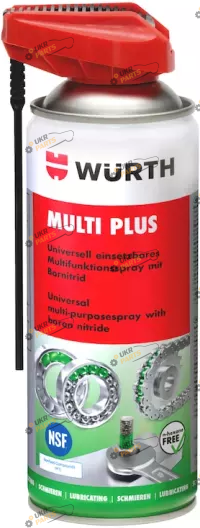 Универсальная смазка Wurth MULTI PLUS 0.4 л (0893056000)