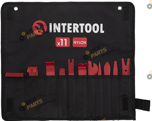 Съемник крепления оббивки Intertool набор 11 шт (AT-0152)