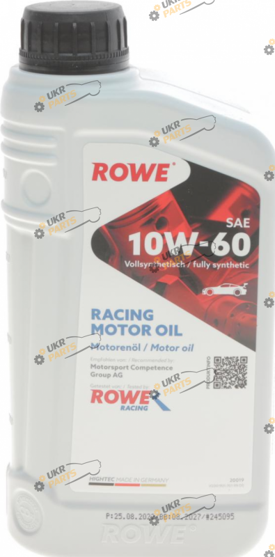Моторное масло Rowe HIGHTEC RACING MOTOR OIL 10W-60 1 л (20019-0010-99)