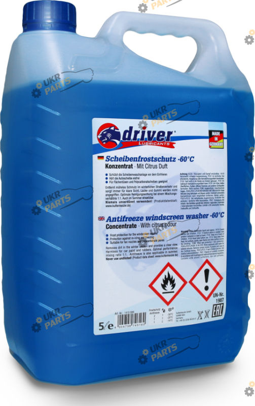 Жидкость омывателя готовая зимняя Nanoprotec -60 °C 5 л (NP 6101 605)
