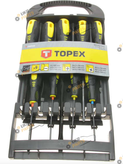 Набор отверток Topex 9 шт (39D930)