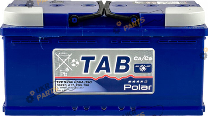 Автомобильный аккумулятор TAB Polar Blue (0) Euro 92 Ач (TPB92-0)