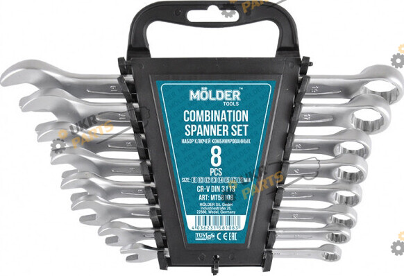 Набор комбинированных ключей MOLDER 8 мм (MT58108)