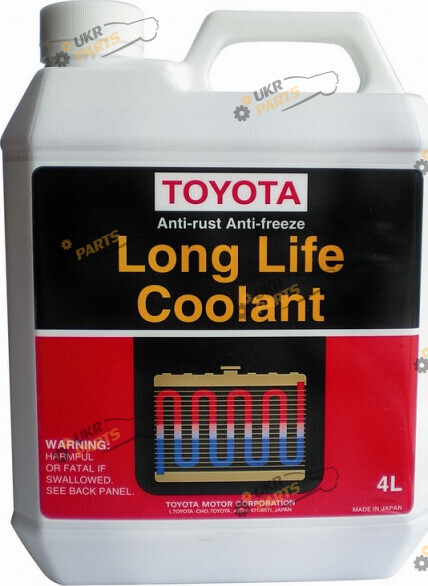 Концентрат антифриза Toyota Long Life Coolant красный 4 л (08889-80032)